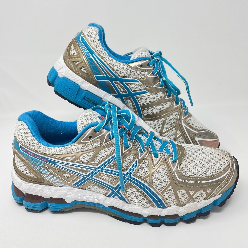 VERY RARE. ASICS Gel Kayano 20 T3N7N 20th Anniversary Womens Sz 8 FREE Shipping
